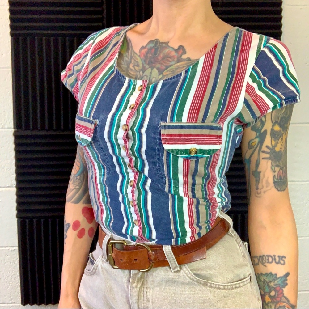 Vintage 90’s Denim Primary Shirt
